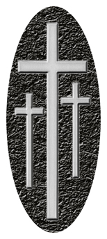 337 D516 517 BK SL 3 Crosss Black Silver